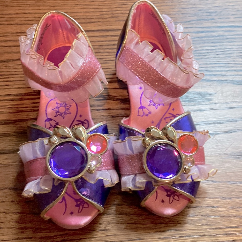 Disney Rapunzel dress-up shoes 9/10 toddler